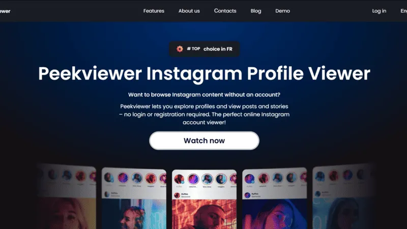 Peekviewer Instagram görüntüleyici