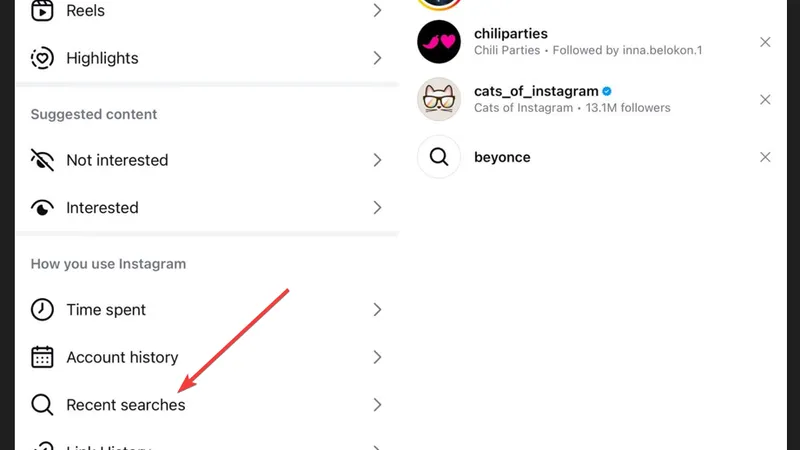 screen guide how to clear all such suggestions