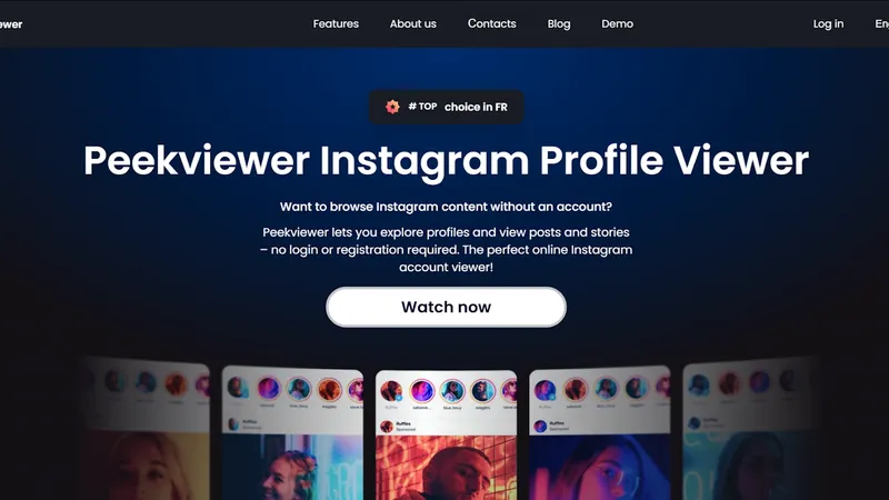 Peekviewer homepage – by Private Instagram Viewer Free