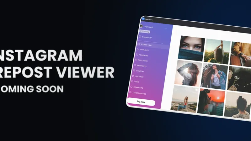 Peekviewer new feature - Repost viewer