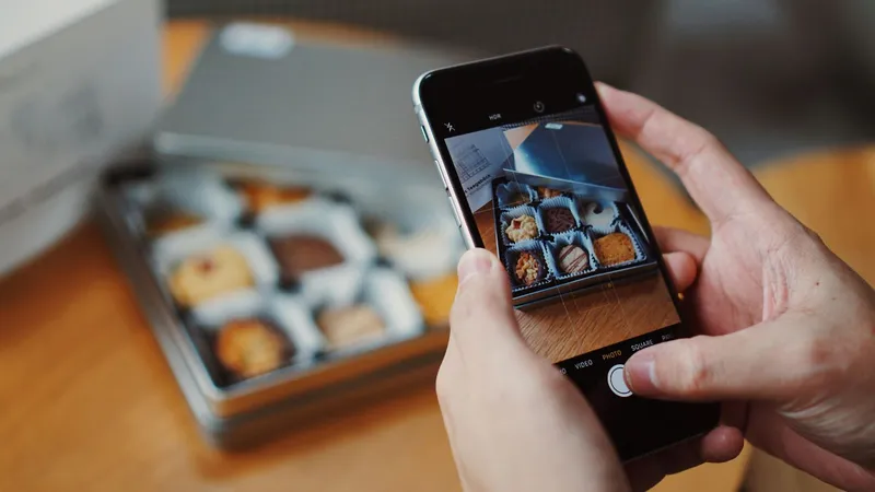 creare foto per Instagram