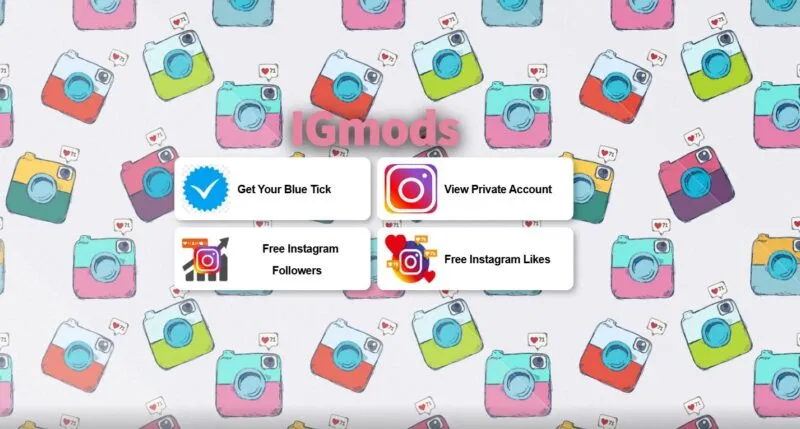 Igmods as a private Instagram viewer. How it works