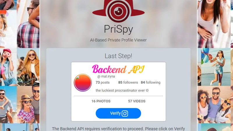How Instaspy Works Step 1 – by Private Instagram Viewer Free