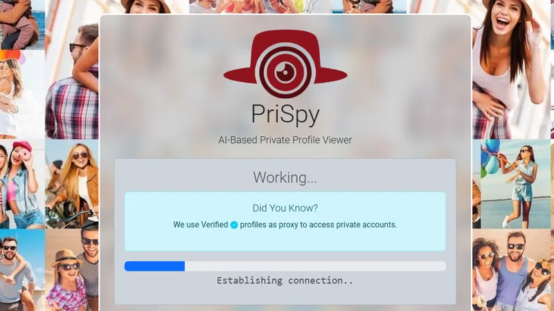 How Instaspy Works Step 1 – by Private Instagram Viewer Free