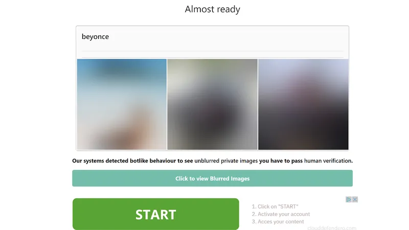A screenshot showing the human verification process on Gwaa