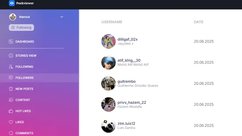 Peekviewer Follower Viewer